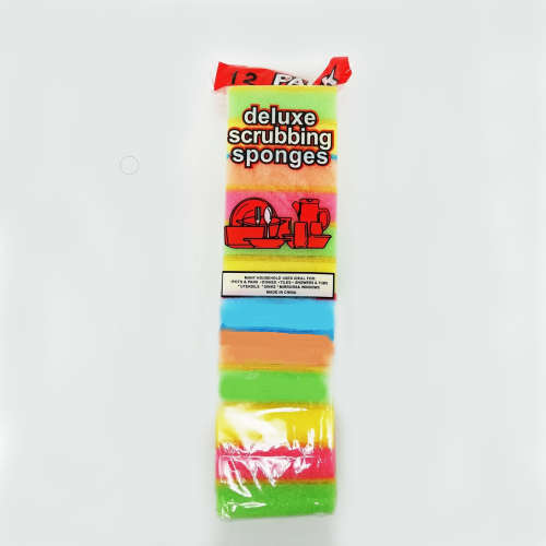 DELUXE SCRUBBING SPONGES (PACK OF 12)