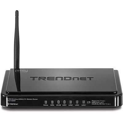 TRENDNET N150 WIRELESS ADSL 2+ ROUTER  EX STOCK.  CONFIRMATION THAT COURIER DELIVERY IS AVAILABLE.