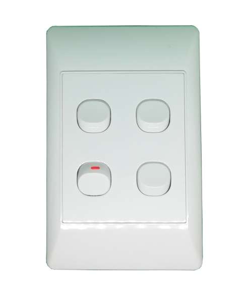 WALL LIGHT SWITCH (4 LEVER)