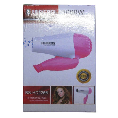 HAIR DRYER (1000W) FOLD-ABLE FOR EASY STORAGE