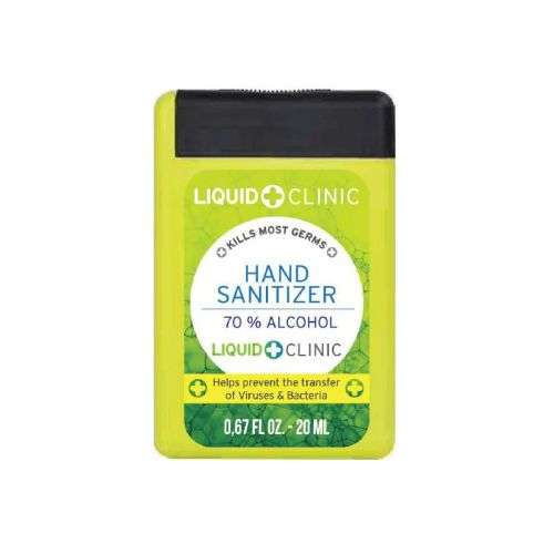 Liquid Clinic Hand Sanitizer (20ml) - 70% Alcohol - Spray
