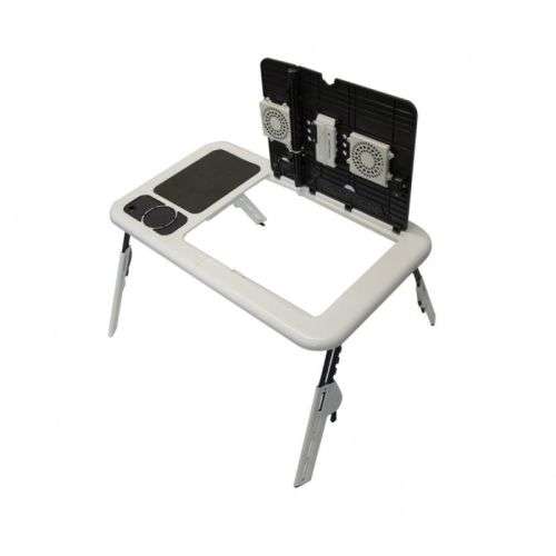 LAPTOP TABLE WITH DUAL COOLING FANS