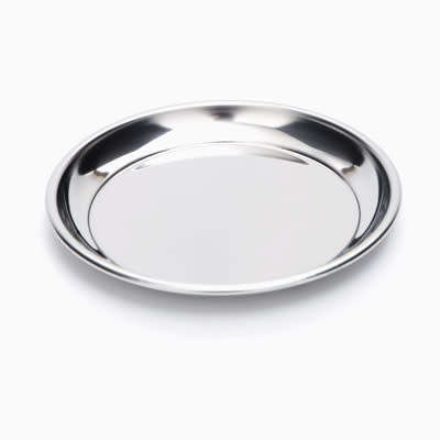 ROUND / BAR TRAY (SET OF 2) STEEL - 26cm
