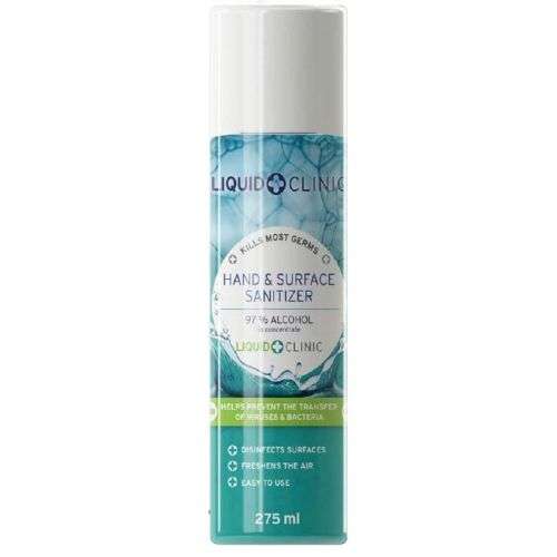 HAND AND SURFACE SANITIZER SPRAY (275ml) 70% ALCOHOL