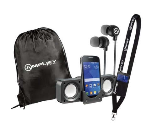 Amplify Pro 4 in 1 Bundle (Speaker, Earphones, Lanyard and Bag)