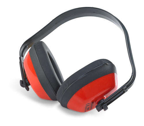 EAR PROTECTION (RED AND BLACK)