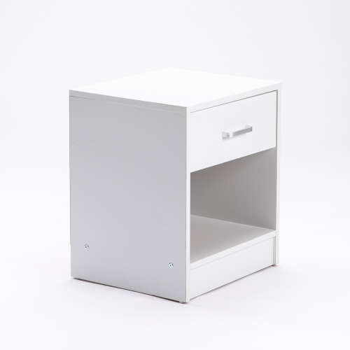 BEDSIDE TABLES (SET OF TWO) -  WHITE COLOUR