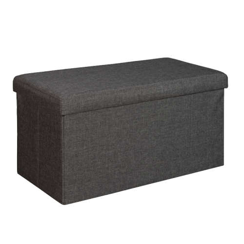 DOUBLE OTTOMAN - GREY FABRIC