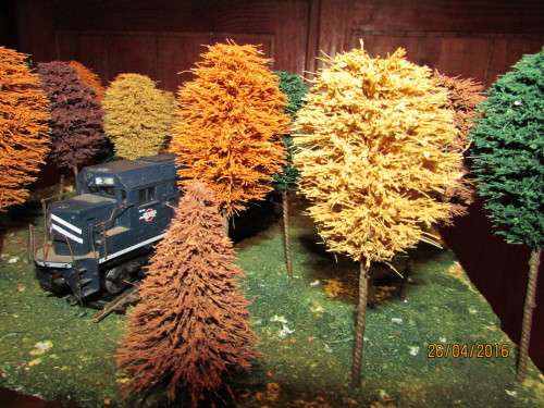 set of 40 mixed trees
