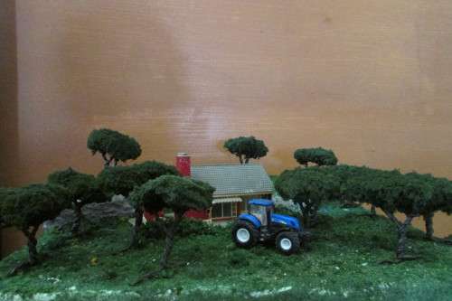 Lot of 10 quality HO handmade trees