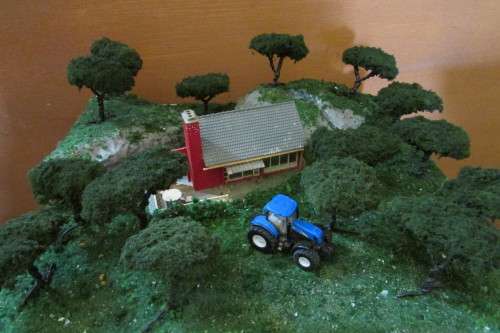 Lot of 10 quality HO handmade trees