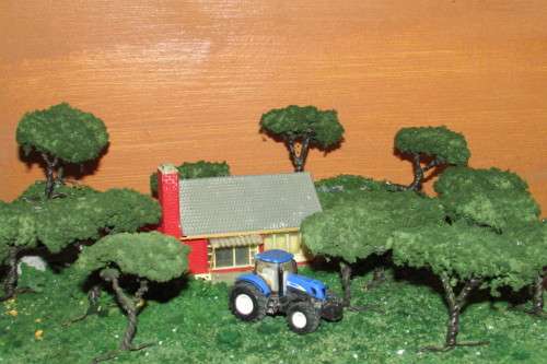 Lot of 10 quality HO handmade trees