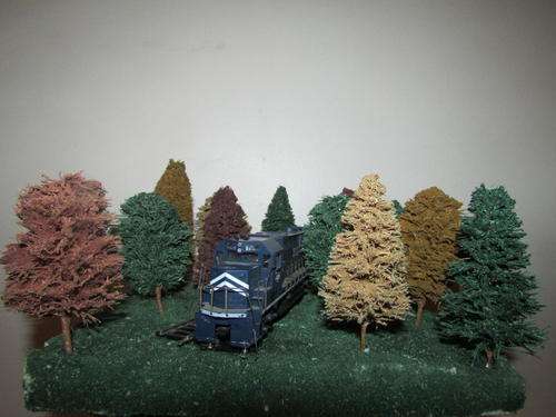 Mixed lot of 40  coloured trees