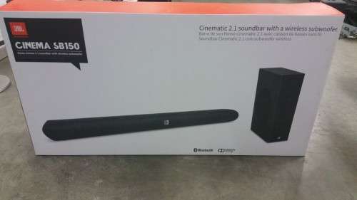 JBL SB150 Soundbar with Compact Wireless Subwoofer