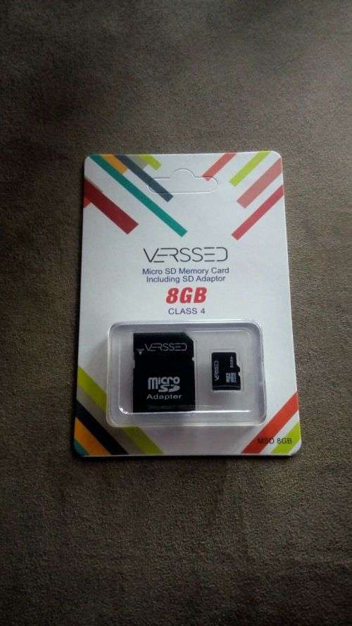 Verssed 8gb microSD cards brand new