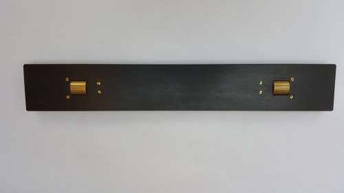 Nautical Slide Parallel Ruler (Wood & Brass)  Excellent Condition