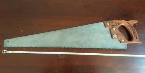 Restored Nicholson Hand Saw (Rip Cut)  USA