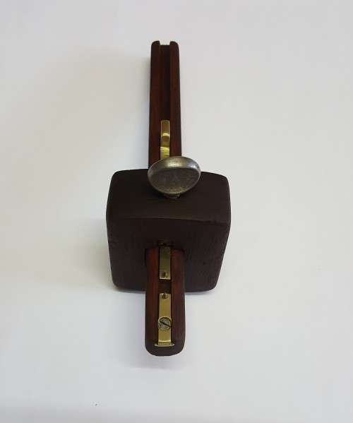 Combination Mortise Marking Gauge (With Slide Adjuster)  Wood & Brass - Restored & Functional