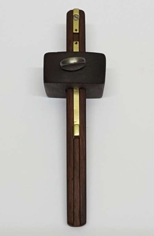 Combination Mortise Marking Gauge (With Slide Adjuster)  Wood & Brass - Restored & Functional