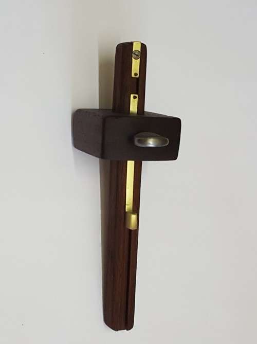 Combination Mortise Marking Gauge (With Slide Adjuster)  Wood & Brass - Restored & Functional
