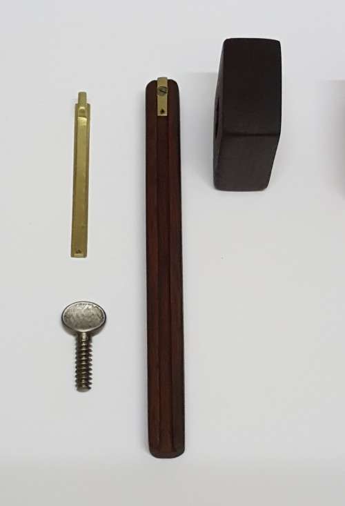 Combination Mortise Marking Gauge (With Slide Adjuster)  Wood & Brass - Restored & Functional