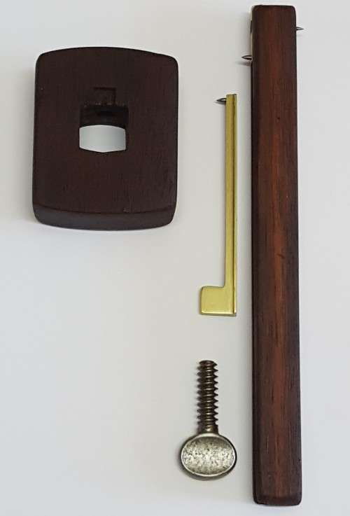 Combination Mortise Marking Gauge (With Slide Adjuster)  Wood & Brass - Restored & Functional