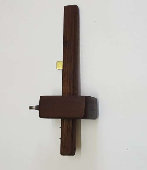Combination Mortise Marking Gauge (With Slide Adjuster)  Wood & Brass - Restored & Functional
