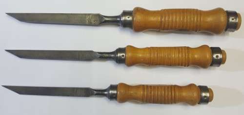 Very Rare - Bracht Mortise Chisels (Set of 3)