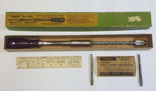 Beautiful Vintage `Yankee` Screw Driver No. 130A (Boxed - For The Collector)
