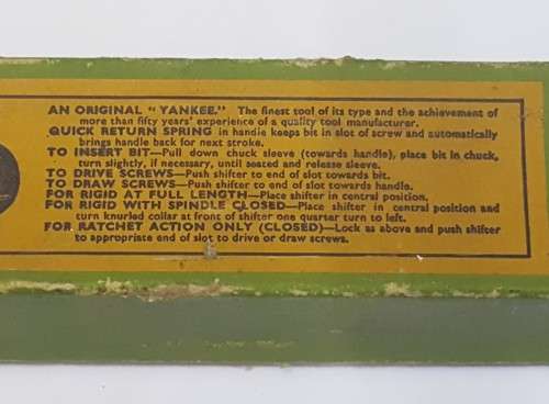 Beautiful Vintage `Yankee` Screw Driver No. 130A (Boxed - For The Collector)