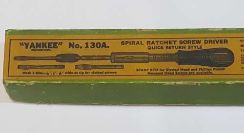 Beautiful Vintage `Yankee` Screw Driver No. 130A (Boxed - For The Collector)