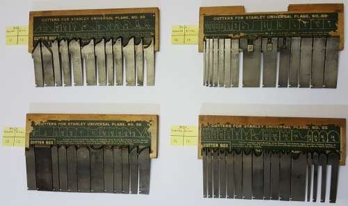 Vintage Stanley Sweetheart No. 55 Combination Plane - With Set Of Cutters