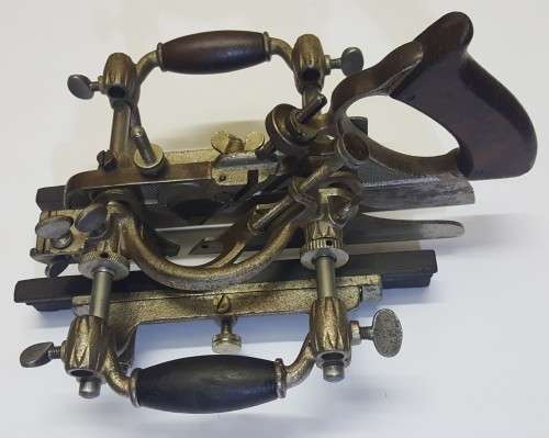 Vintage Stanley Sweetheart No. 55 Combination Plane - With Set Of Cutters