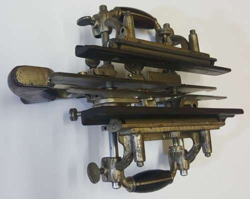 Vintage Stanley Sweetheart No. 55 Combination Plane - With Set Of Cutters