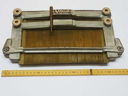 Remarkable and Rare  Vintage Maco Adjustable Template / Profile Gauge