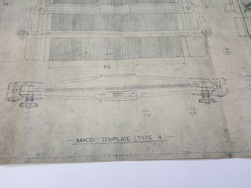 Remarkable and Rare  Vintage Maco Adjustable Template / Profile Gauge