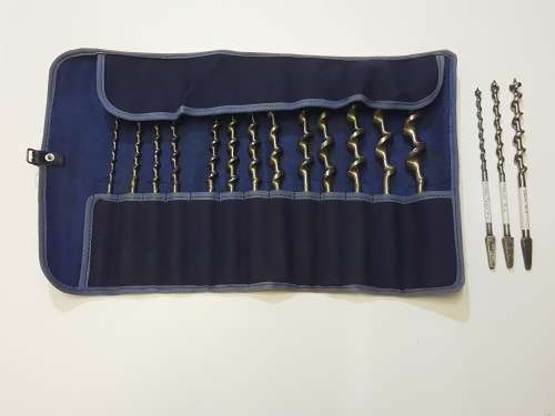 Excellent Set Of Morrison Limited Pidgeon Brand Auger Drill Bits (with extras)