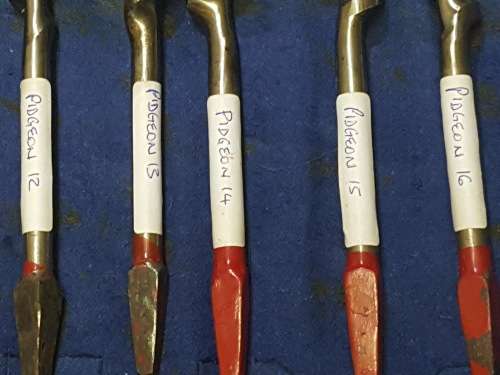 Excellent Set Of Morrison Limited Pidgeon Brand Auger Drill Bits (with extras)
