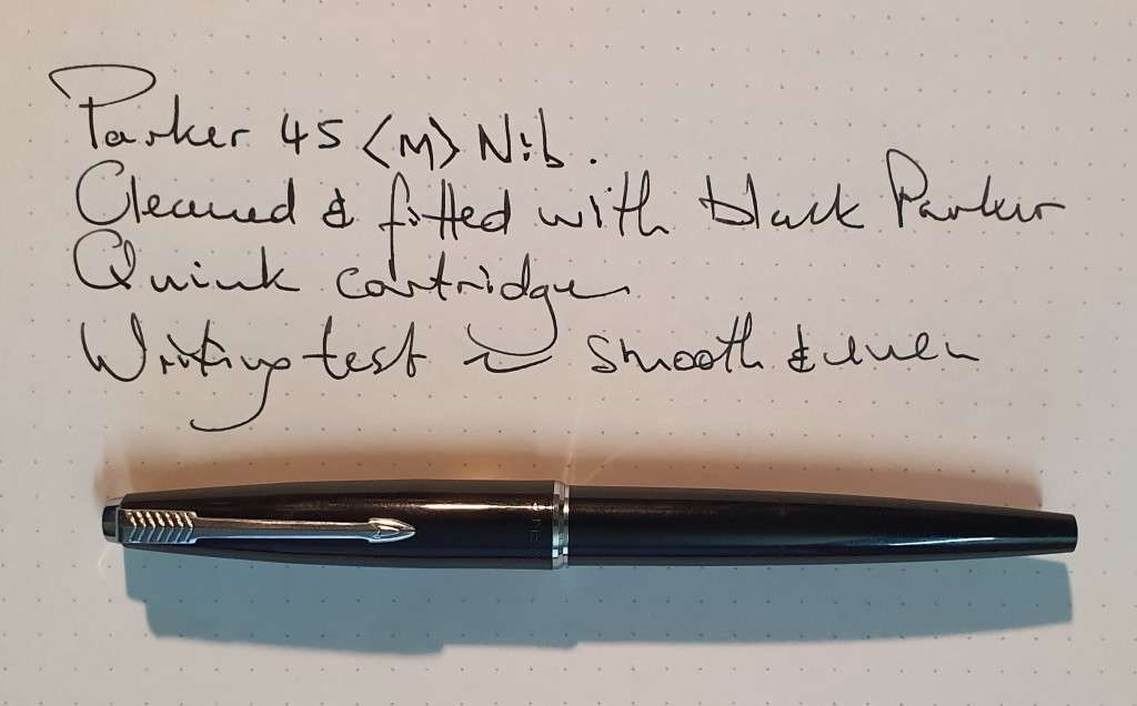 Parker 45 Fountain Pen  Black (A)