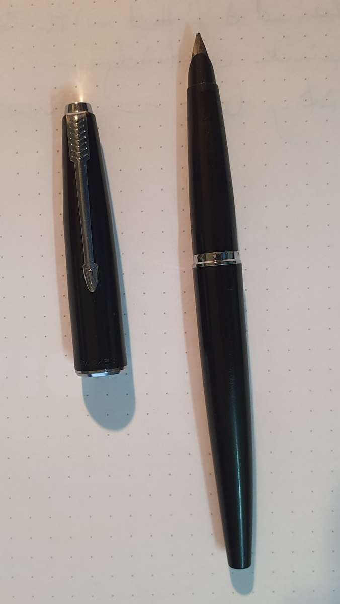 Parker 45 Fountain Pen  Black (A)