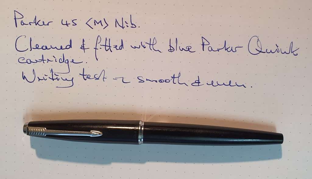 Parker 45 Fountain Pen  Black (B)