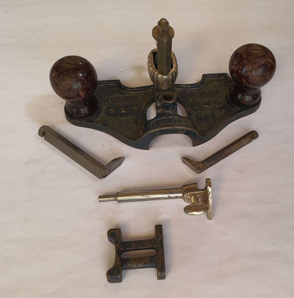 Vintage Record No 071 Router Plane  Older Model, Complete with All Bits & Pieces