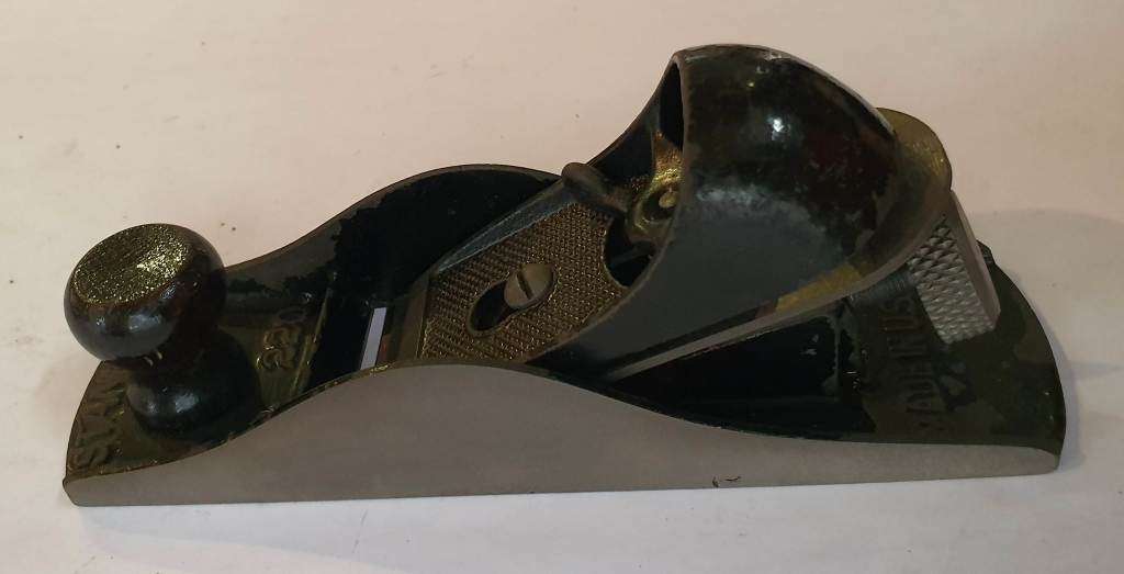 Vintage Stanley No. 220 Block Plane - Made in USA