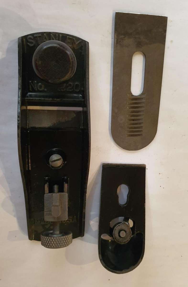 Vintage Stanley No. 220 Block Plane - Made in USA