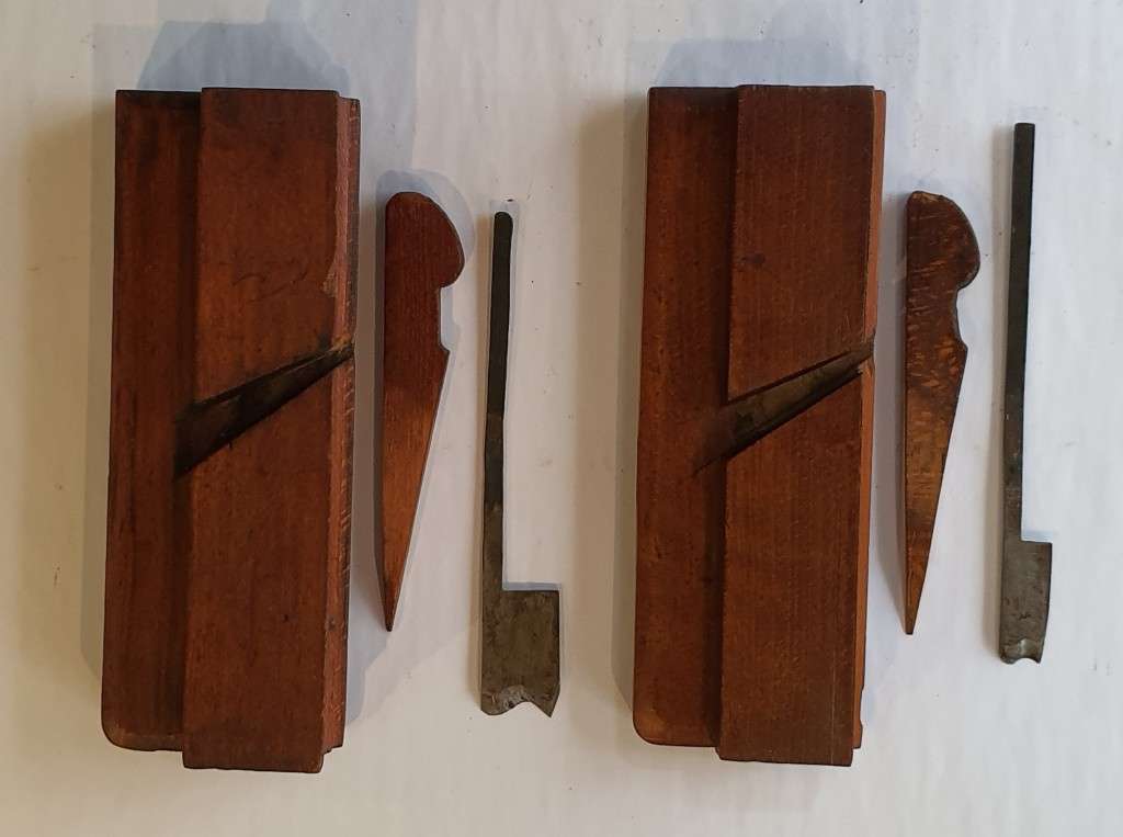 2 Vintage Profile Wood Planes - Excellent Condition