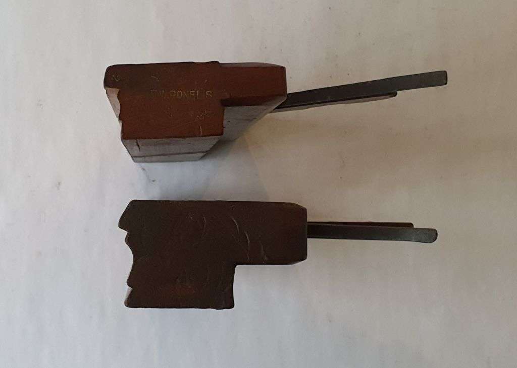 2 Vintage Profile Wood Planes - Excellent Condition