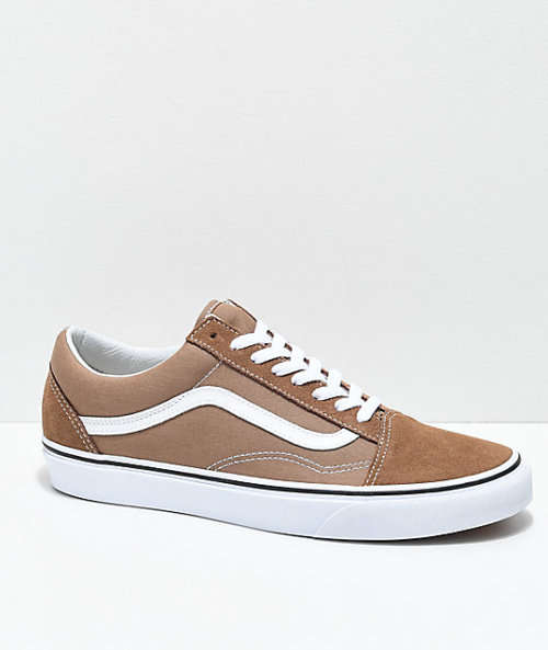 VANS light brown size 8
