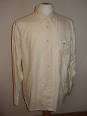 Lacoste cream  shirt size 39\ M