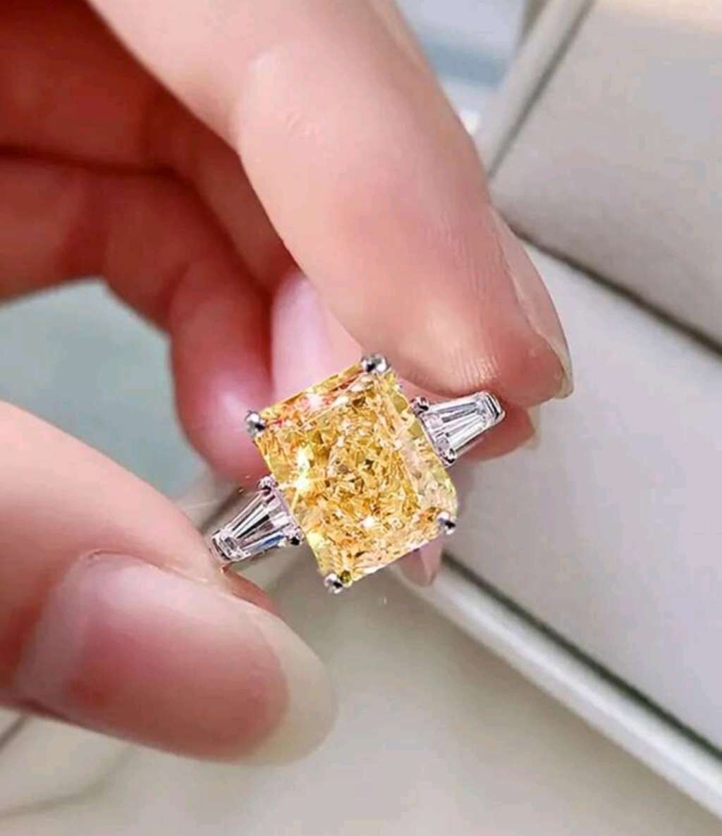 1 PC Fashion Cubic Zirconia Ring For Women Wedding Engagement Valentine`s Day Party Gift