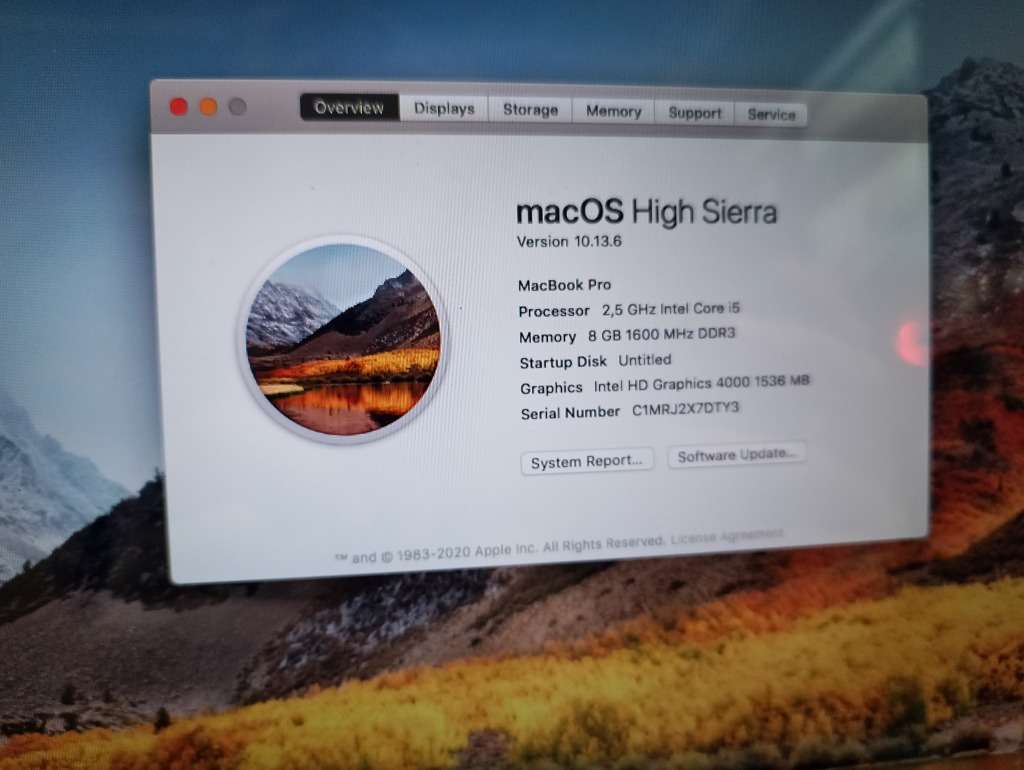 Macbook Pro i5 1TB New Charger